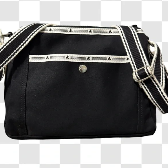 Liz Claiborne Black Crossbody Tote Bag 
Accessories Bag / Mens Messenger Bag - Picture 4 of 8